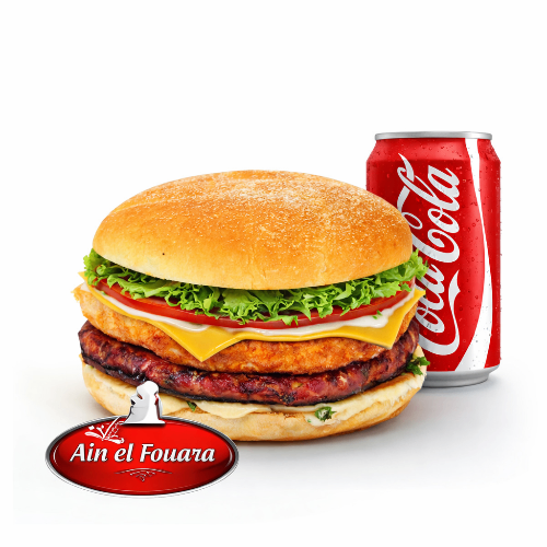 Photo du produit Menu Burger Mega Bap's, non contractuelle