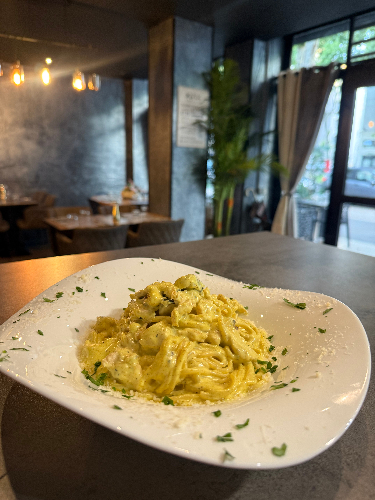 Photo du produit LINGUINE AU CURRY ET POULET, non contractuelle