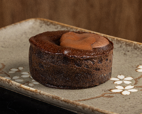 Photo du produit Fondant chocolat yuzu, non contractuelle