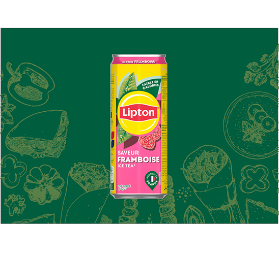 Photo du produit Ice Tea Framboise 25cl, non contractuelle