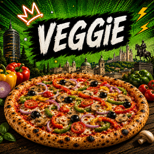 Photo du produit Veggie Pizza, non contractuelle