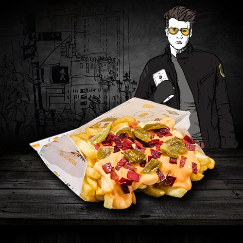 Photo du produit Frites Cheese & Jalapenos 🥔🧀🌶, non contractuelle