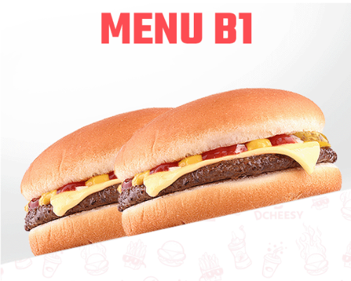Photo du produit MENU B1, non contractuelle