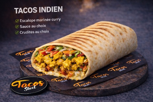 Photo du produit Tacos L'Indien seul, non contractuelle
