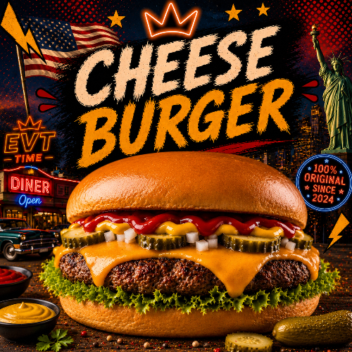Photo du produit Cheeseburger, non contractuelle