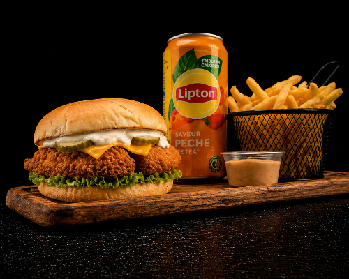 Photo du produit Menu Smash Chicken, non contractuelle