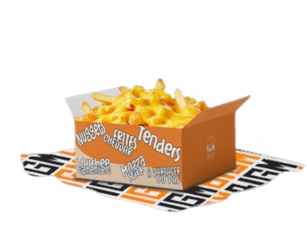 Photo du produit Frites Cheddar, non contractuelle