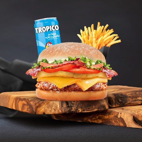 Photo du produit Menu Campagnard burger, non contractuelle