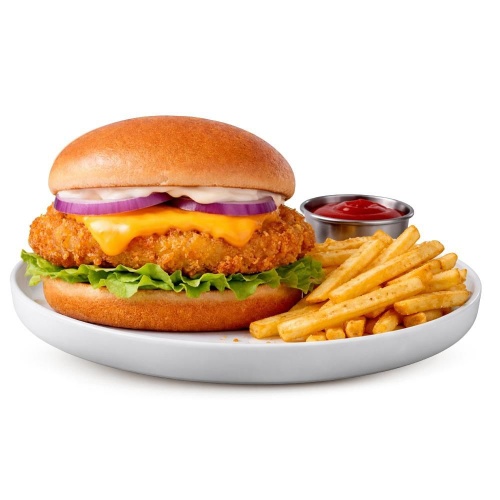 Photo du produit Menu Chicken Burger, non contractuelle
