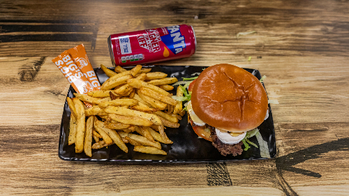 Photo du produit Chèvre-Miel Burger 🍯🍔, non contractuelle
