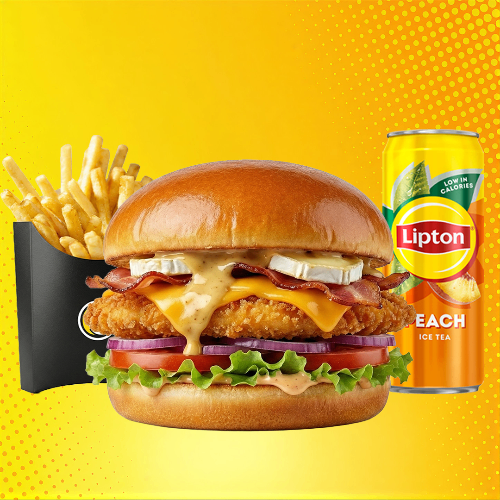 Photo du produit Menu burger suisse, non contractuelle