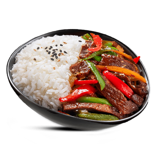 Photo du produit Riz Boeuf Teriyaki Cacahuète, non contractuelle