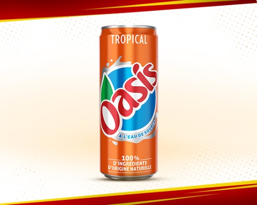 Photo du produit Oasis tropical 33 cl, non contractuelle