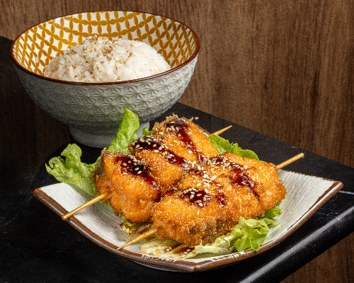 Photo du produit Yakitoris saumon, non contractuelle