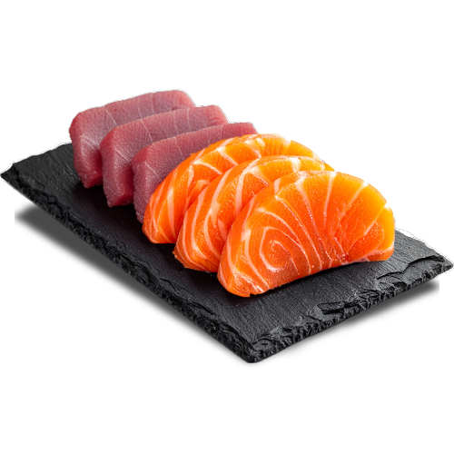 Photo du produit Sashimi Saumon Thon, non contractuelle