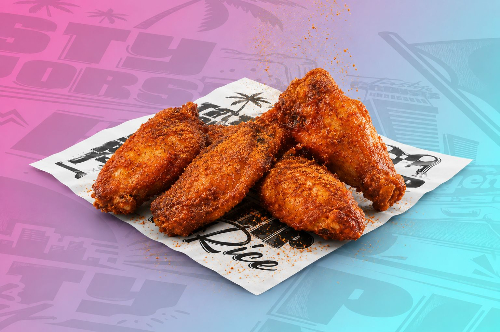 Photo du produit Wings Satay x4, non contractuelle