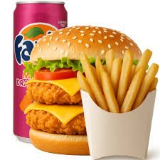 Photo du produit Le Double Chicken Burger, non contractuelle