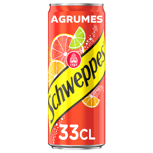 Photo du produit Schweppes Agrumes 33cl, non contractuelle