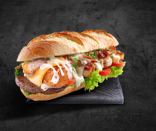 Photo du produit Menu Sandwich Crispy Papito, non contractuelle