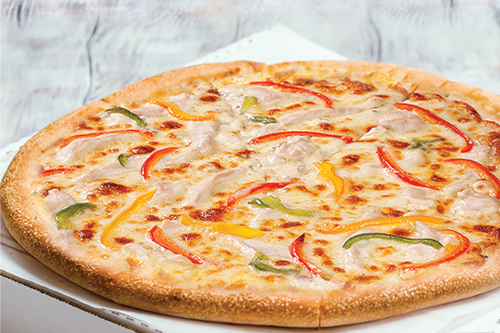 Photo du produit Pizza Royale boisée (base crème), non contractuelle