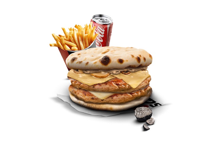 Photo du produit Menu Naan Truffe & Chicken, non contractuelle