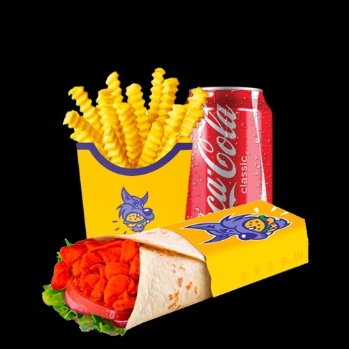 Photo du produit Menu Wrap Tikka, non contractuelle