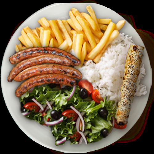 Photo du produit Assiette Merguez, non contractuelle