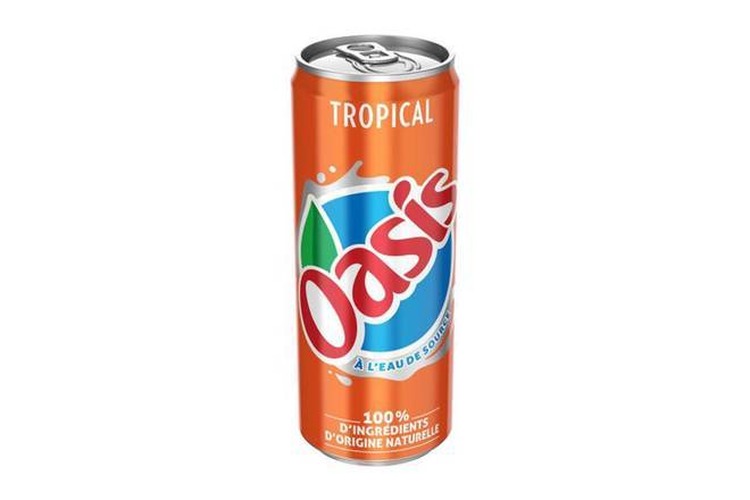 Photo du produit Oasis Tropical 33 cl, non contractuelle