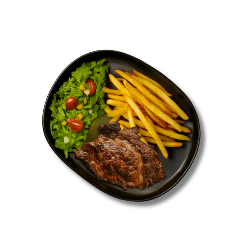 Photo du produit Assiette Entrecôte, non contractuelle