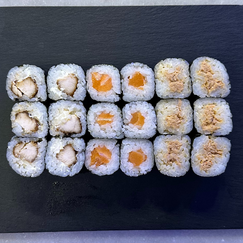 Photo du produit MAKI MIX PLATEAU 18P, non contractuelle