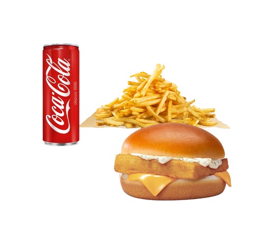 Photo du produit Menu Fish Burger, non contractuelle