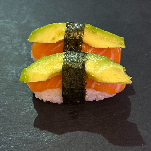Photo du produit X2 SUSHIS NIGIRIS SAUMON AVOCAT, non contractuelle