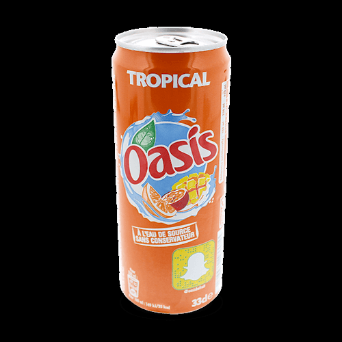 Photo du produit Oasis Tropical 33 cl, non contractuelle