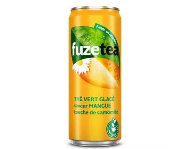 Photo du produit Fuze Tea Mangue 33 cl, non contractuelle