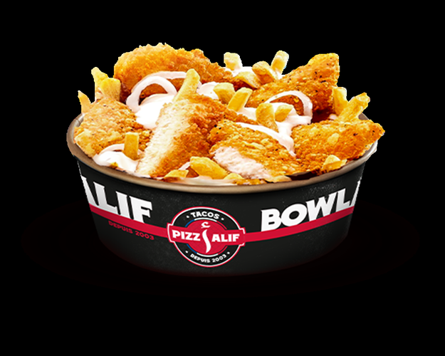 Photo du produit Bowl Fish & Chips, non contractuelle
