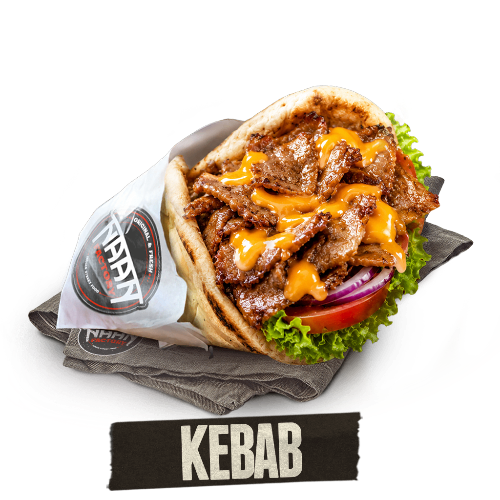 Photo du produit SANDWICH CHEESE NAAN KEBAB, non contractuelle