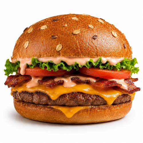 Photo du produit Le Baconnais Burger, non contractuelle