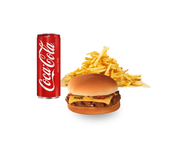 Photo du produit Menu Cheeseburger, non contractuelle
