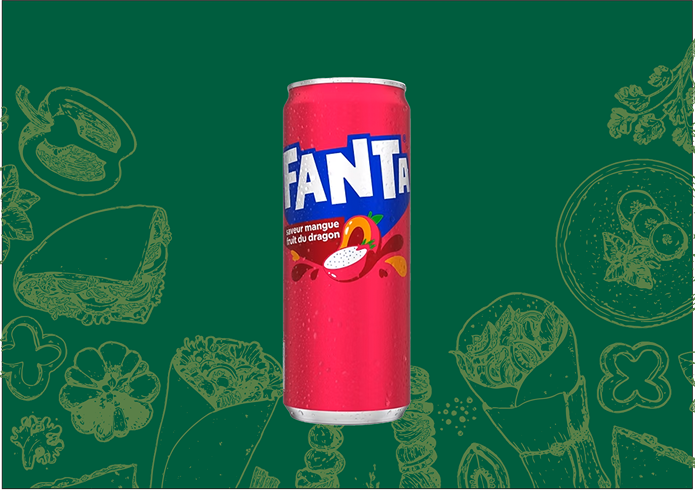 Photo du produit Fanta Fruit du dragon 33cl, non contractuelle
