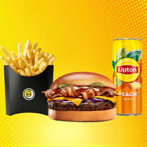 Photo du produit Menu bacon burger, non contractuelle