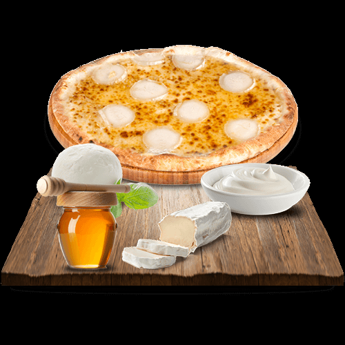 Photo du produit Pizza Chèvre Miel, non contractuelle
