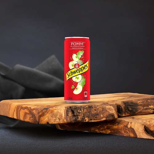 Photo du produit Schweppes Pomme 33cl, non contractuelle