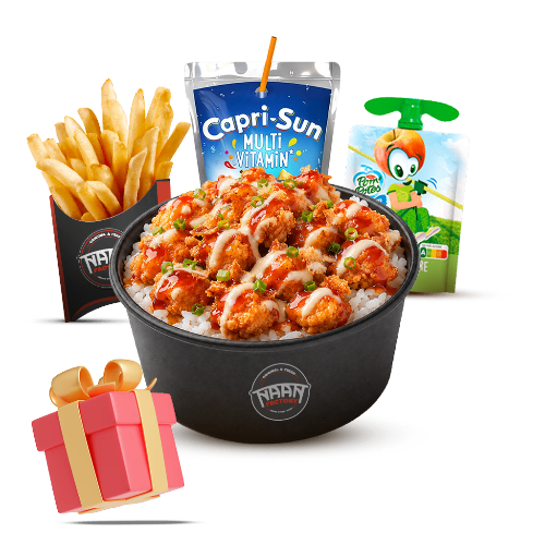 Photo du produit MENU ENFANT RIZ CROUSTY ORIGINAL, non contractuelle