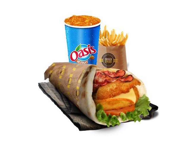 Photo du produit Menu Naan Raclette Chicken, non contractuelle