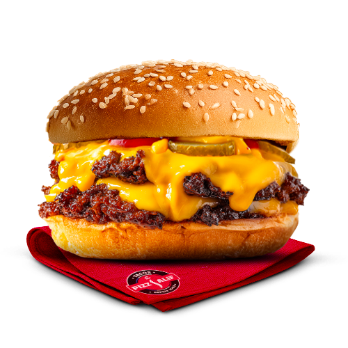 Photo du produit Burger Double Cheese, non contractuelle