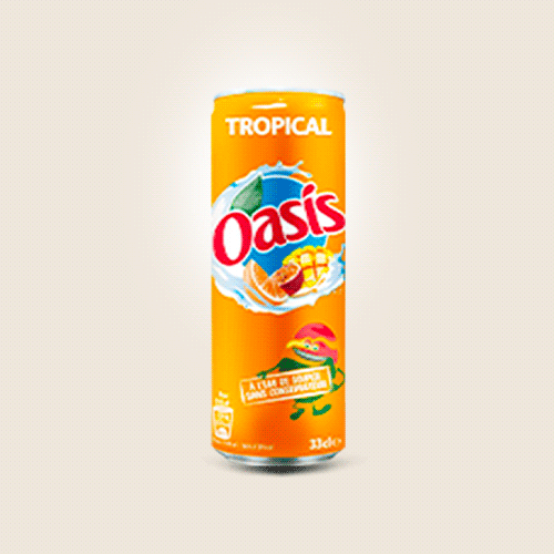 Photo du produit Oasis Tropical 33cl, non contractuelle