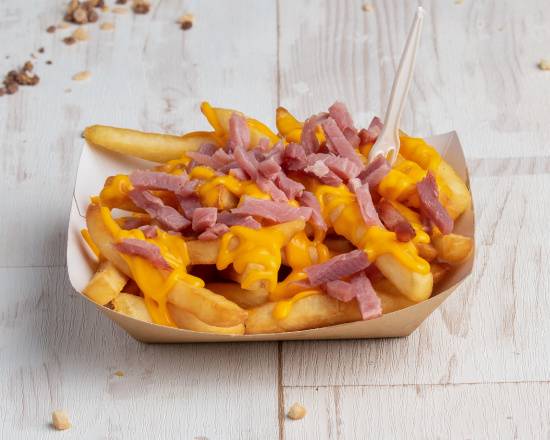 Photo du produit Frites & Cheddar + Bacon, non contractuelle