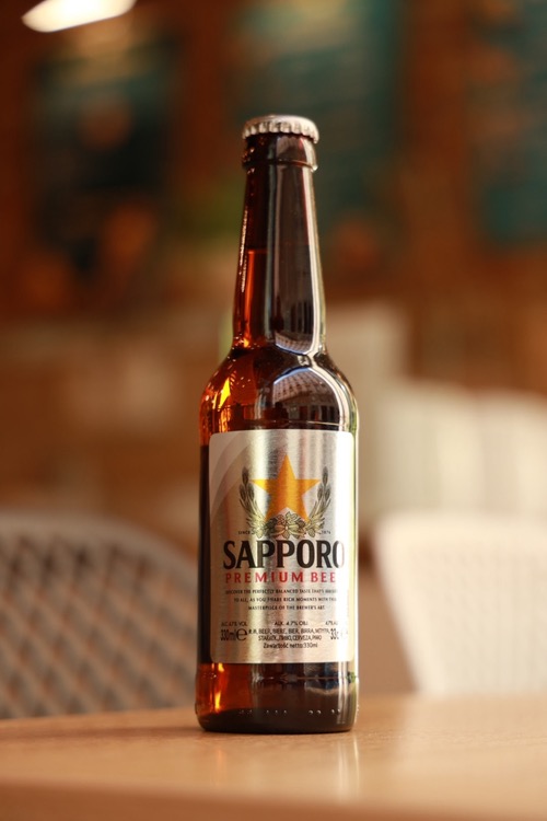 Photo du produit Sapporo (bouteille), non contractuelle