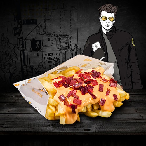 Photo du produit Frites Cheese & Bacon 🥔🧀🥓, non contractuelle