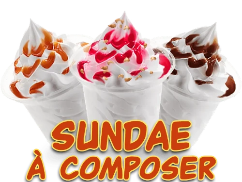 Photo du produit SUNDAE A COMPOSER, non contractuelle
